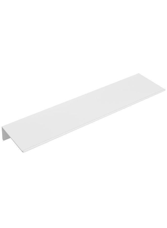 Danpoo White Floating Shelf for Wall Storage, Metal Wall Shelves for Living Room/Bathroom/Kitchen, Bedroom, 20” Long Display Shelf for Collectibles - Image 1
